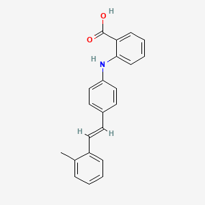 2-[4-[(E)-2-(2-methylphenyl)ethenyl]anilino]benzoic acid