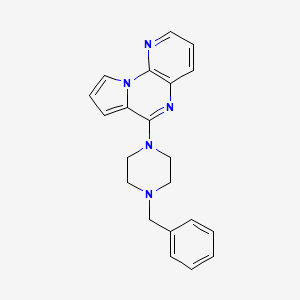 6-(4-Benzylpiperazino)pyrido[3,2-e]pyrrolo[1,2-a]pyrazine