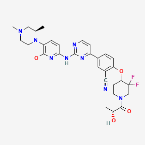 molecular formula C31H36F2N8O4 B12415270 Tbk1/ikk|A-IN-6 