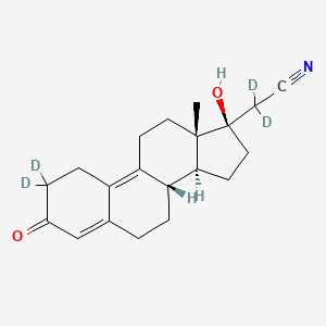 molecular formula C20H25NO2 B12415273 Dienogest-d4 