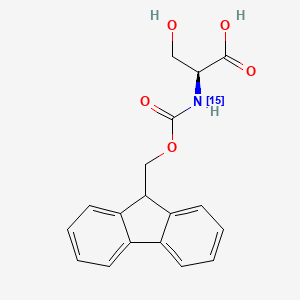molecular formula C18H17NO5 B12415286 Fmoc-Ser-OH-15N 