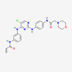 molecular formula C25H26ClN7O3 B12415315 DPPY 