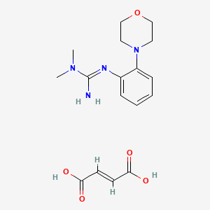 1,1-Dimethyl-2-(2-(4-morpholinophenyl))guanidine monofumarate