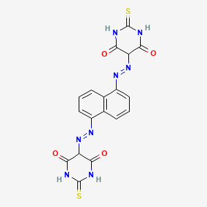 molecular formula C18H12N8O4S2 B12415450 Antitumor agent-31 