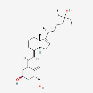 25-hydroxy-1beta-hydroxymethyl-26,27-dimethyl-16,17-didehydro-3-epivitamin D3/25-hydroxy-1beta-hydroxymethyl-26,27-dimethyl-16,17-didehydro-3-epicholecalciferol