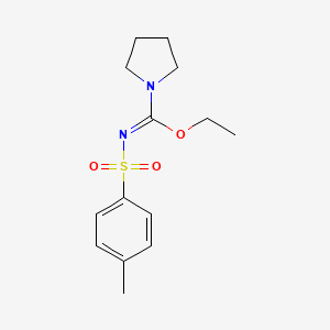 Ethyl N-(4-tolylsulfonyl)-1-pyrrolidinecarboximidate