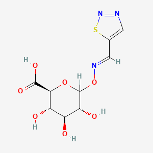 1,2,3-Thiadiazole-5-carboxaldoxime glucuronide