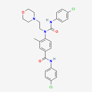 molecular formula C27H28Cl2N4O3 B12415545 sEH inhibitor-4 