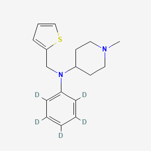 molecular formula C17H22N2S B12415598 Thenalidine-d5 