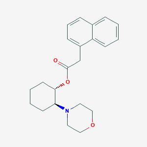 [(1S,2S)-2-morpholin-4-ylcyclohexyl] 2-naphthalen-1-ylacetate