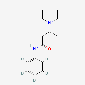molecular formula C14H22N2O B12415654 Amplicaine-d5 