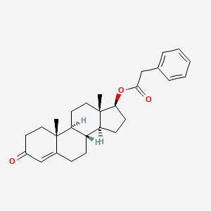 molecular formula C27H34O3 B1241567 Testosterone phenylacetate CAS No. 5704-03-0