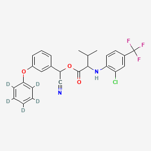 molecular formula C26H22ClF3N2O3 B12415712 Fluvalinate-d5 