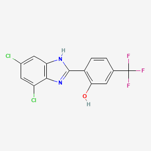 molecular formula C14H7Cl2F3N2O B12415714 Colistin adjuvant-2 