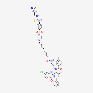 molecular formula C56H68ClN9O5S2 B12415790 NAMPT degrader-1 