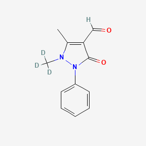 molecular formula C12H12N2O2 B12415793 4-Formyl Antipyrine-d3 