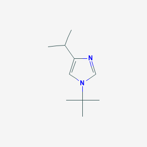 molecular formula C10H18N2 B124158 1-tert-Butyl-4-isopropyl-1H-imidazole CAS No. 154385-49-6