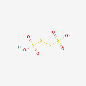 molecular formula HO6S4- B1241587 Tetrathionate(1-) 