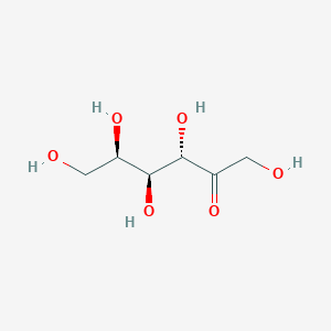 molecular formula C6H12O6 B124159 (3S,4S,5R)-1,3,4,5,6-pentahydroxyhexan-2-one CAS No. 87-81-0