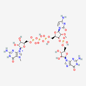 molecular formula C31H43N13O25P4 B12415923 m7GpppCmpG 