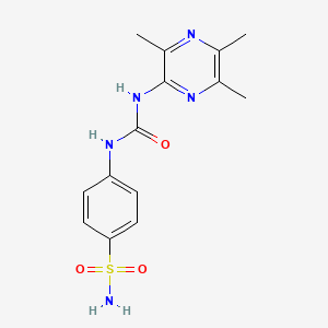 molecular formula C14H17N5O3S B12416020 Carbonic anhydrase inhibitor 10 