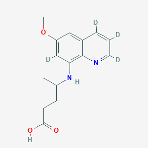 molecular formula C15H18N2O3 B12416025 Carboxy primaquine-d4 