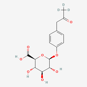 molecular formula C15H18O8 B12416084 Acetaminophen glucuronide-d3 
