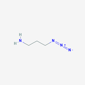molecular formula C3H8N4 B124161 1-Propanamine, 3-azido- CAS No. 88192-19-2