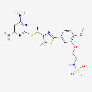 molecular formula C20H26N6O4S3 B12416133 (Rac)-DNDI-8219 