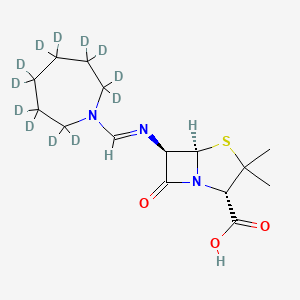 molecular formula C15H23N3O3S B12416140 Mecillinam-d12 