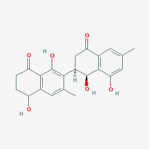 molecular formula C22H22O6 B1241623 Octahydroeuclein 