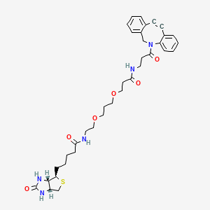molecular formula C36H45N5O6S B12416233 DBCO-NHCO-PEG2-Biotin 