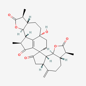 molecular formula C30H36O7 B12416274 Ainsliadimer C 