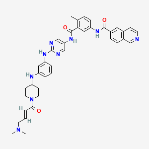 molecular formula C39H41N9O3 B12416315 Blk-IN-2 