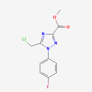 molecular formula C11H9ClFN3O2 B12416440 Cox-2-IN-20 