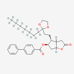 (-)-Corey lactone-heptyldioxolane-d15