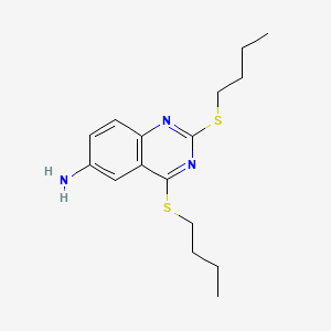 molecular formula C16H23N3S2 B12416560 Antibacterial agent 78 