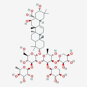 molecular formula C58H94O26 B124167 Xxrrg-thoe CAS No. 141258-70-0