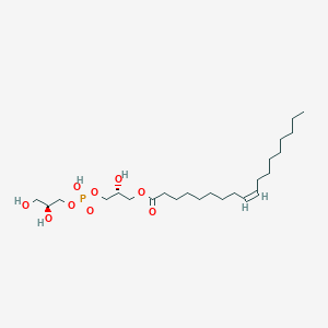molecular formula C24H47O9P B1241670 1-(9Z-octadecenoyl)-sn-glycero-3-phospho-(1'-sn-glycerol) 