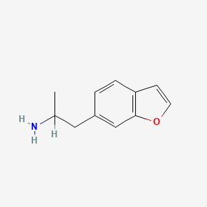 molecular formula C11H13NO B1241680 6-(2-氨基丙基)苯并呋喃 CAS No. 286834-85-3