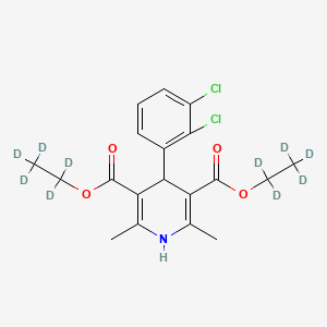 molecular formula C19H21Cl2NO4 B12416824 Nemadipine B-d10 