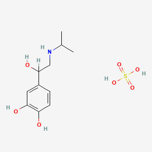 molecular formula C11H19NO7S B1241683 Isoprenaline sulfate 