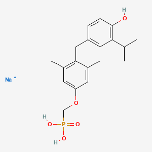 molecular formula C19H25NaO5P B12416847 MB-07344 sodium 