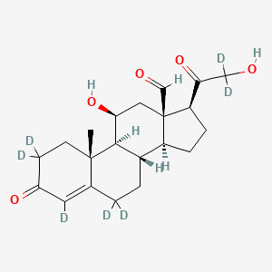 molecular formula C21H28O5 B12416866 Aldosterone-d7 