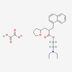 molecular formula C26H35NO7 B12416871 Nafronyl-d4 (oxalate) 