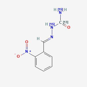 2-Nitrobenzaldehyde semicarbazone 13C,15N2