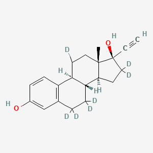 molecular formula C20H24O2 B12416964 Ethynyl Estradiol-d7 