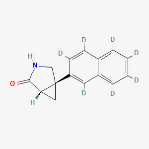 molecular formula C15H13NO B12416981 Centanafadine lactam-d7 