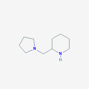 molecular formula C10H20N2 B012417 2-Pyrrolidin-1-ylmethyl-piperidine CAS No. 100158-63-2