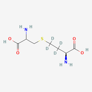 molecular formula C7H14N2O4S B12417003 (S)-Cystathionine-d4 